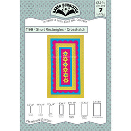 Short Rectangles - Crosshatch - Karen Burniston Dies