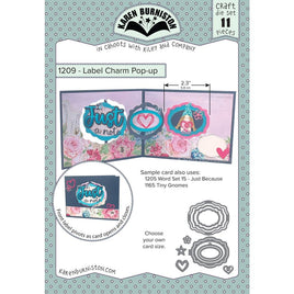 Label Charm Pop-Ups - Karen Burniston Dies