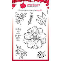 Singles Arrange Me Woodware Clear Stamp 4"X6" by Creative Expressions