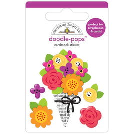 Fall Bunch - Doodlebug Doodle-Pops 3D Stickers