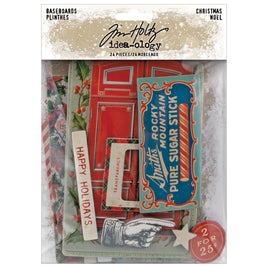 Christmas - Idea-Ology Chipboard Baseboards 24/Pkg