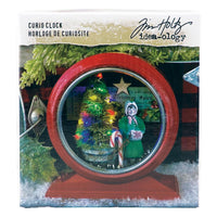 Glossy Red -Christmas - Idea-Ology Curio Clock