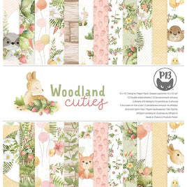 Woodland Cuties - P13 Double-Sided Paper Pad 12"X12" 12/Pkg
