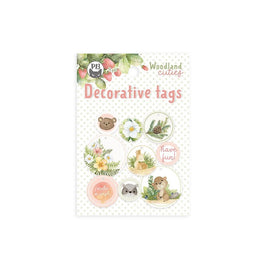 #01 - Woodland Cuties Double-Sided Cardstock Tags 9/Pkg