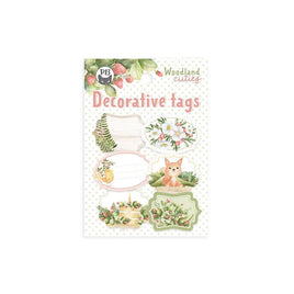 Woodland Cuties Double-Sided Cardstock Tags 6/Pkg  #04