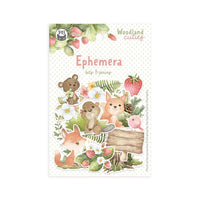 Woodland Cuties Ephemera Cardstock Die-Cuts 12/Pkg  Elements