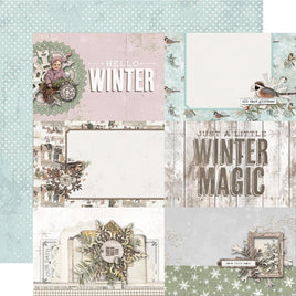 4"X6" Elements - Simple Vintage Winter Woods Double-Sided Cardstock 12"X12"