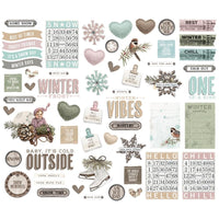 Simple Vintage Winter Woods Bits & Pieces Die-Cuts 57/Pkg