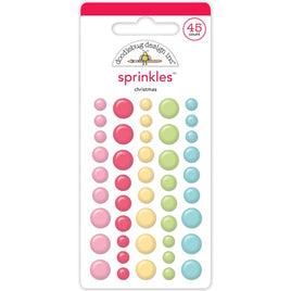 Christmas Assortment - Doodlebug Sprinkles Adhesive Enamel Shapes