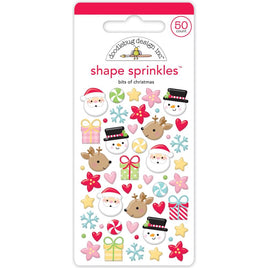 Bits Of Christmas - Doodlebug Sprinkles Adhesive Enamel Shapes