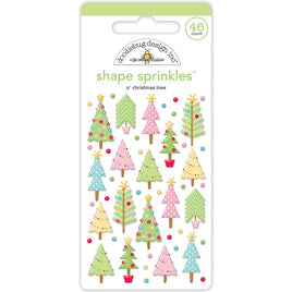 O' Christmas Tree - Doodlebug Sprinkles Adhesive Enamel Shapes