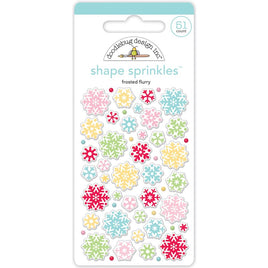 Frosted Flurry - Doodlebug Sprinkles Adhesive Enamel Shapes