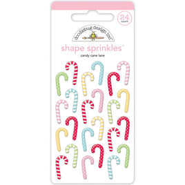 Candy Cane Lane - Doodlebug Sprinkles Adhesive Enamel Shapes