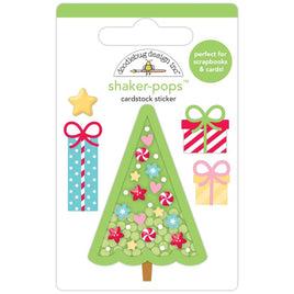 Merry & Bright - Doodlebug Shaker-Pops 3D Stickers