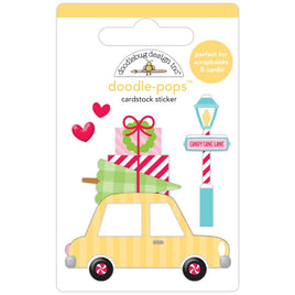 Candy Cane Lane - Doodlebug Doodle-Pops 3D Stickers