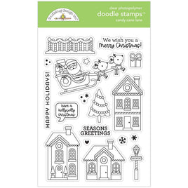Candy Cane Lane - Doodlebug Clear Doodle Stamps