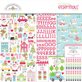 Candy Cane Lane - Doodlebug Essentials Page Kit 12"X12"