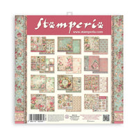 Rose Parfum   Double-Sided Paper Pad 12"X12" 10/Pkg