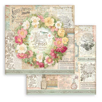 Rose Parfum   Double-Sided Paper Pad 12"X12" 10/Pkg