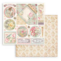 Rose Parfum   Double-Sided Paper Pad 12"X12" 10/Pkg
