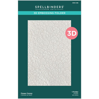Flower Frenzy - Spellbinders 3D Embossing Folder 5.5