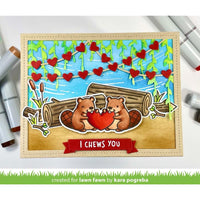 Wood You Be Mine? - Lawn Fawn Clear Stamps 4"X6"