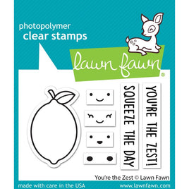 You're The Zest  Lawn Fawn Clear Stamps 3"X2"