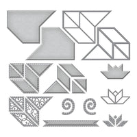 Filigree Eight Point Star - Spellbinders Etched Dies By Becca Feeken