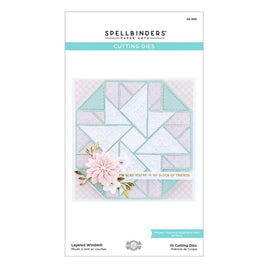 Layered Windmill - Spellbinders Etched Dies By Becca Feeken