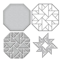 Layered Windmill - Spellbinders Etched Dies By Becca Feeken