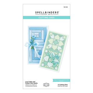 Log Cabin & Flower Mini Quilts - Spellbinders Etched Dies By Becca Feeken