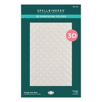 Orange Peel Quilt - Spellbinders 3D Embossing Folder By Becca Feeken