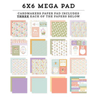 It's Easter Time - Echo Park Double-Sided Mega Paper Pad 6"X6" 48/Pkg
