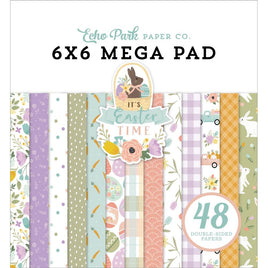 It's Easter Time - Echo Park Double-Sided Mega Paper Pad 6"X6" 48/Pkg