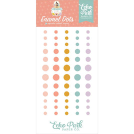 It's Easter Time - Echo Park Adhesive Enamel Dots 60/Pkg