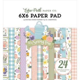It's Spring Time - Echo Park Double-Sided Paper Pad 6"X6" 24/Pkg