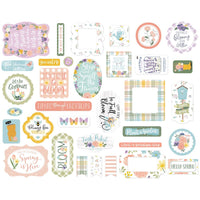 Icons, It's Spring Time - Echo Park Cardstock Ephemera 33/Pkg