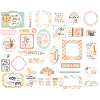 Icons, Our Baby Girl - Echo Park Cardstock Ephemera 33/Pkg