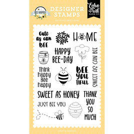 Cute As Can Bee, Bee Happy - Echo Park Stamps