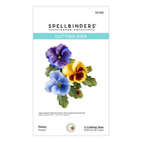 Pansy- The Painter's Garden - Spellbinders Etched Dies By Susan Tierney-Cockburn