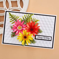 Gerber Daisy- The Painter's Garden - Spellbinders Etched Dies By Susan Tierney-Cockburn