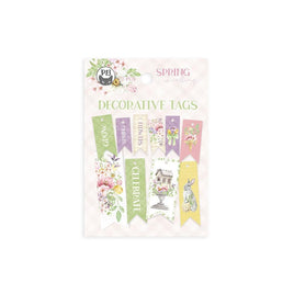 #02 - Spring Is Calling Double-Sided Cardstock Tags 10/Pkg