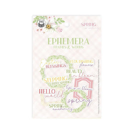 Frames & Words - Spring Is Calling Ephemera Cardstock Die-Cuts 12/Pkg