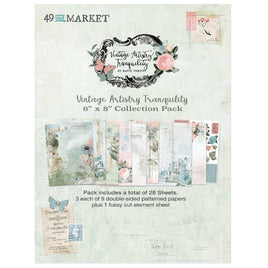 Vintage Artistry Tranquility - 49 And Market Collection Pack 6"X8"