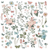 Wildflowers - Vintage Artistry Tranquility Laser Cut Outs