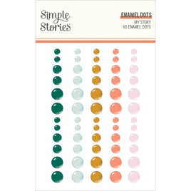 My Story Enamel Dots Embellishments