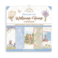 Create Happiness Welcome Home - Stamperia Double-Sided Paper Pad 12"X12" 10/Pkg