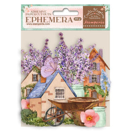 Create Happiness Welcome Home Village - Stamperia Cardstock Ephemera Adhesive Paper Cut Outs