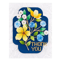 Essential Four Petal Labels- Four Petal - Spellbinders Etched Dies