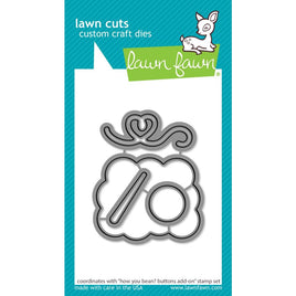 How You Bean? Buttons Add-On - Lawn Cuts Custom Craft Die